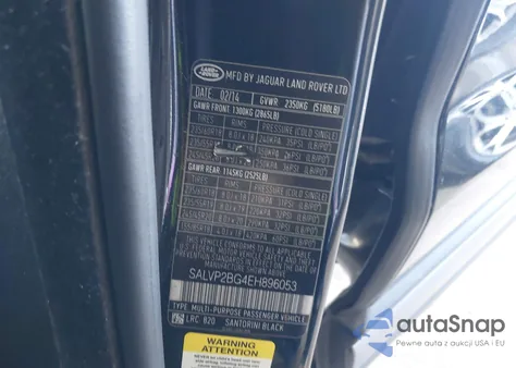 2014 Land Rover Range Rover Evoque Pure from USA, damaged, VIN SALVP2BG4EH896053